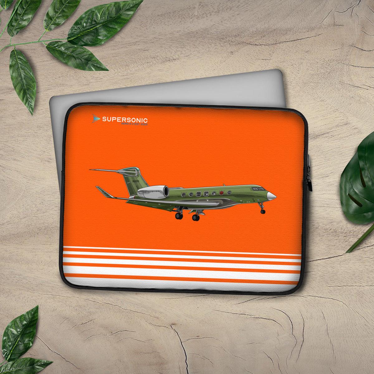 Laptop Tasche Neopren｜Gulfstream GVII - G500/600 - SUPERSONIC aero 4U