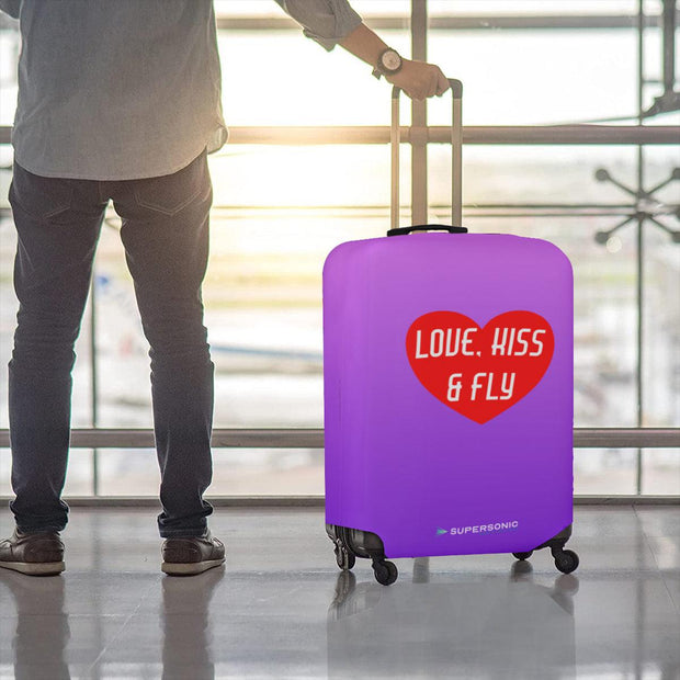 Luggage Cover｜Love, Kiss and Fly - SUPERSONIC aero 4U