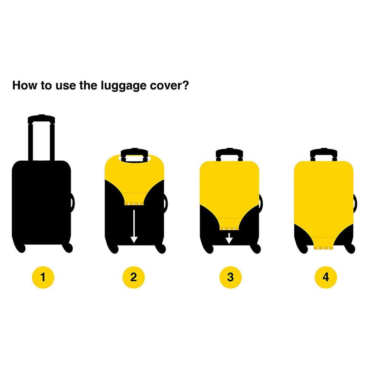 Luggage Cover｜Love, Kiss and Fly - SUPERSONIC aero 4U