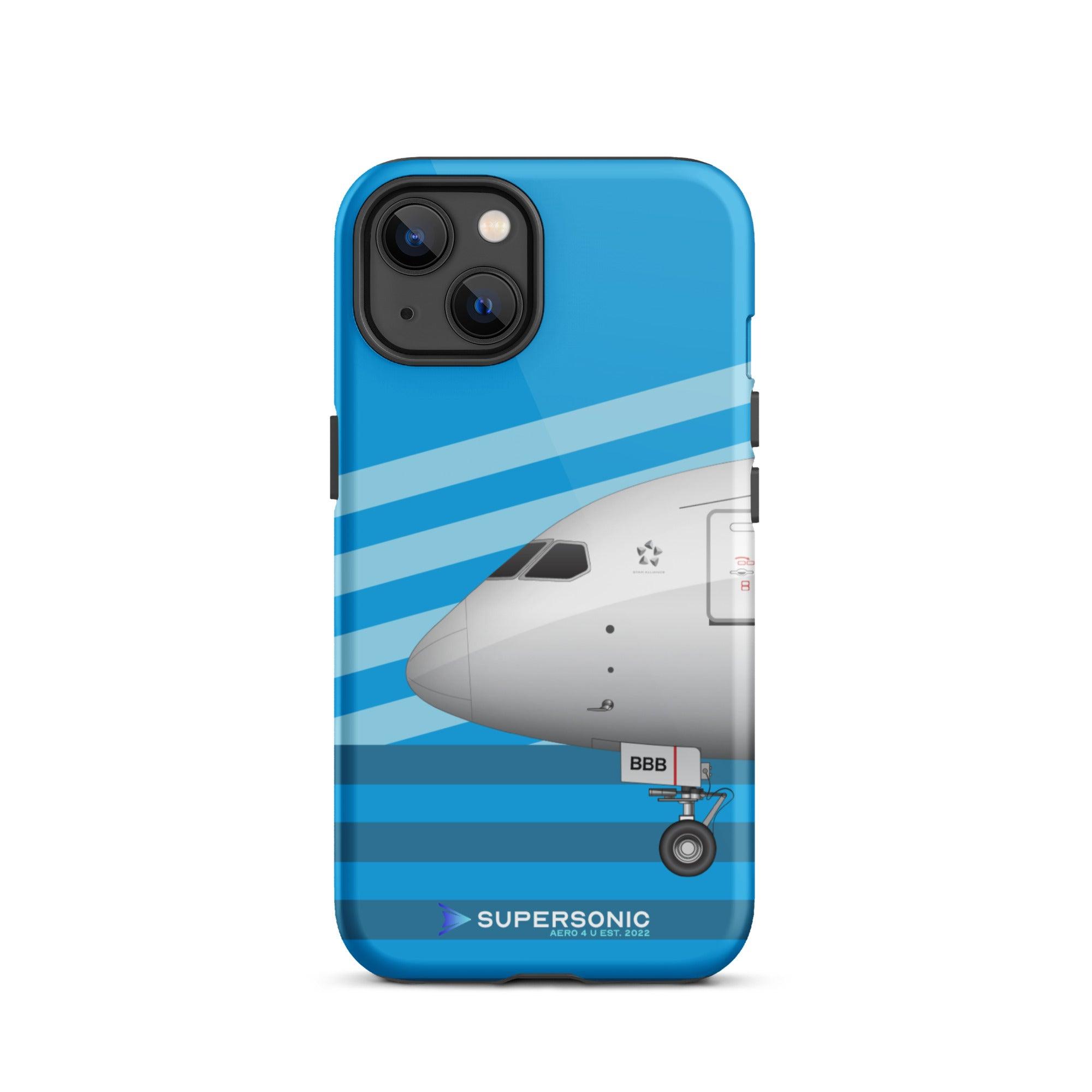 Tough iPhone case Boeing 787 blue - SUPERSONIC aero 4U