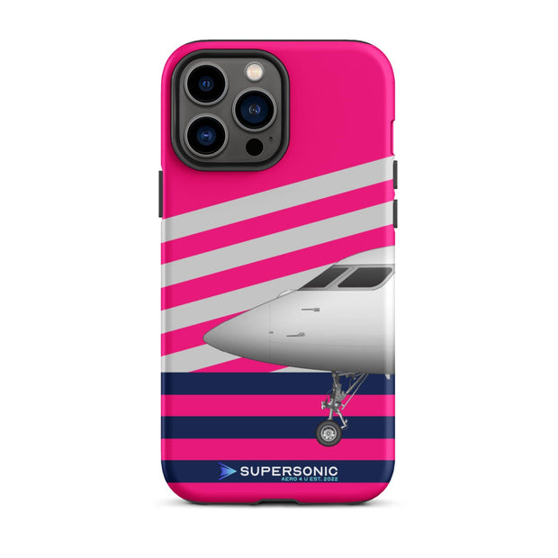 Tough iPhone case "Gulfstream G650" pink - SUPERSONIC aero 4U