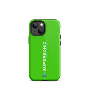 Tough iPhone case "Supersonic" green - SUPERSONIC aero 4U