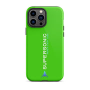 Tough iPhone case "Supersonic" green - SUPERSONIC aero 4U
