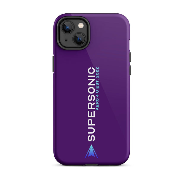 Tough iPhone case "Supersonic" purple - SUPERSONIC aero 4U
