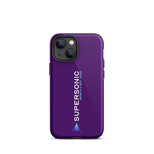 Tough iPhone case "Supersonic" purple - SUPERSONIC aero 4U