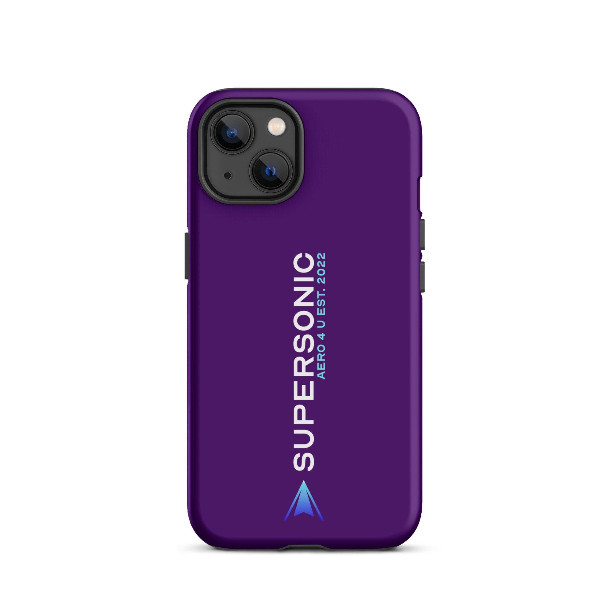 Tough iPhone case "Supersonic" purple - SUPERSONIC aero 4U