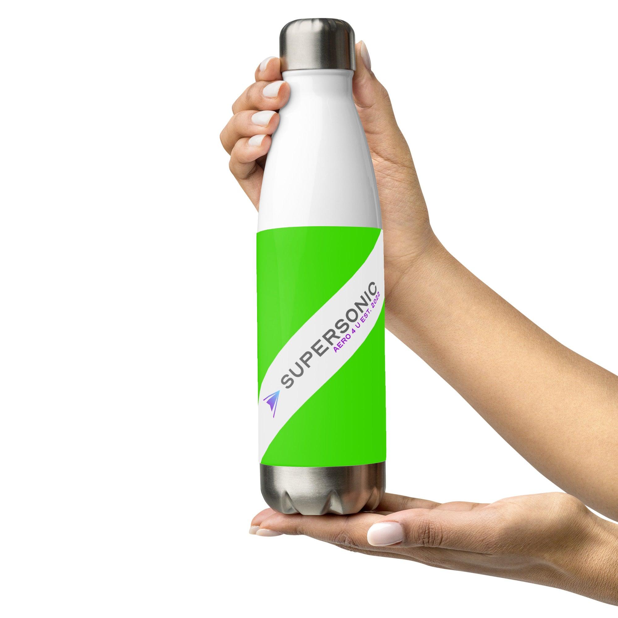 Trinkflasche "Supersonic" green - SUPERSONIC aero 4U