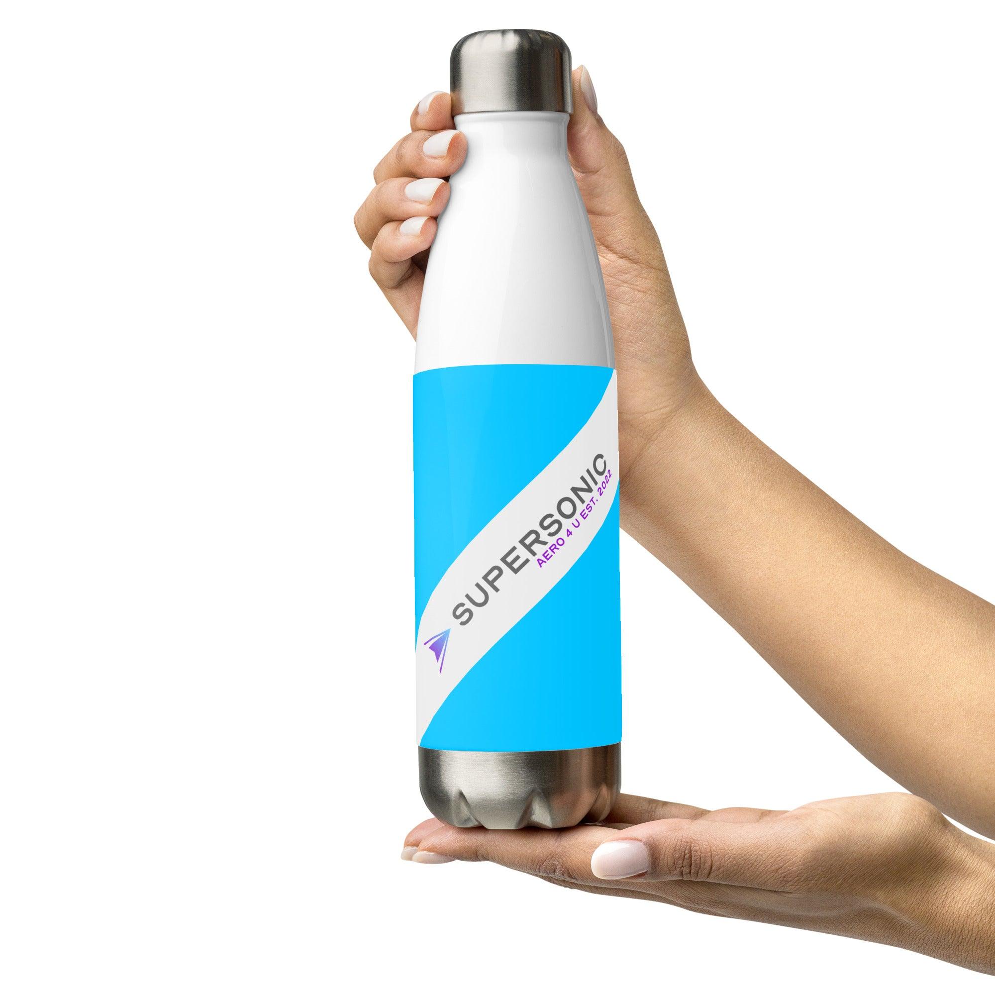 Trinkflasche "Supersonic" light blue - SUPERSONIC aero 4U