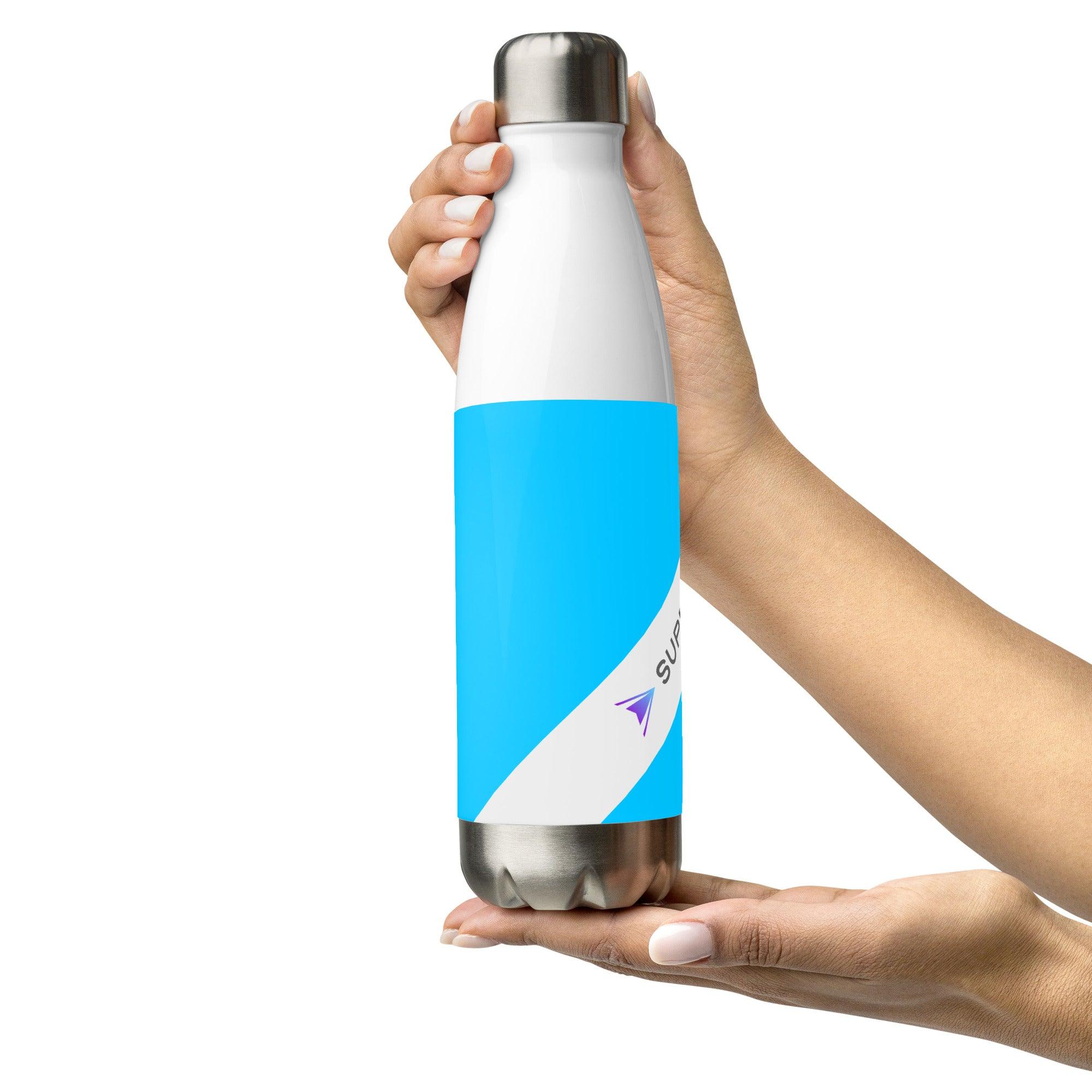 Trinkflasche "Supersonic" light blue - SUPERSONIC aero 4U