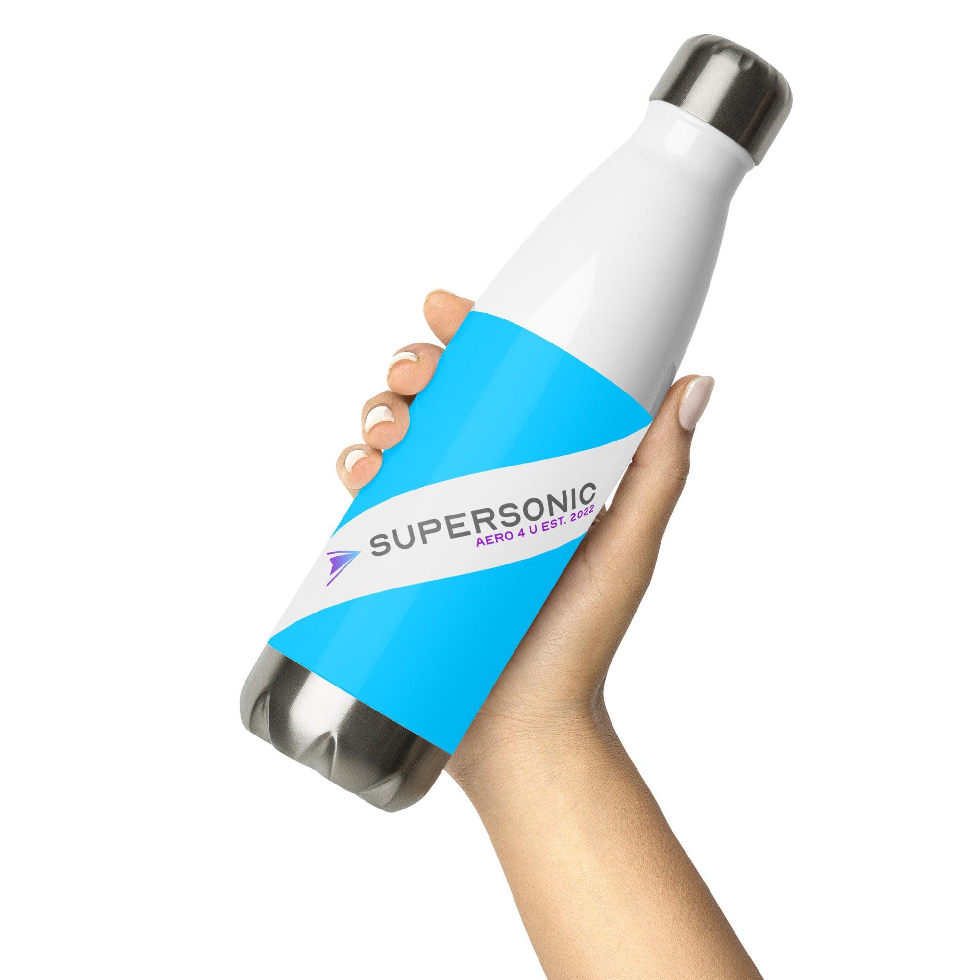 Trinkflasche "Supersonic" light blue - SUPERSONIC aero 4U