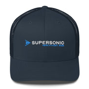 Trucker Cap "Supersonic" light blue Round Cap Visor - SUPERSONIC aero 4U
