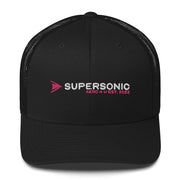 Trucker Cap "Supersonic" pink Round Cap Visor - SUPERSONIC aero 4U